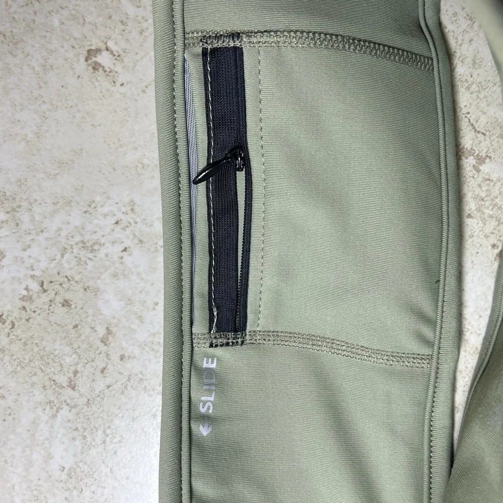 Alina Sol Women's XS Stretch Pocketcor Belt Waist Pack Light Olive Green Pockets